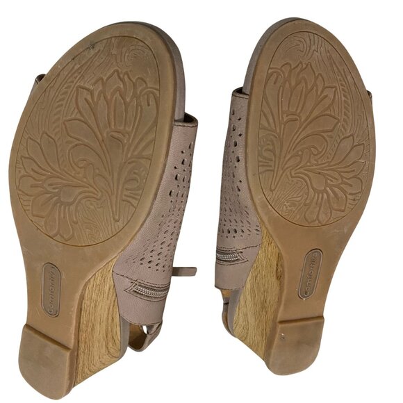 Comfortiva Slingback Sandals Womens Size 10 Brown Boho Casual Summer Cruisewear - Picture 7 of 7